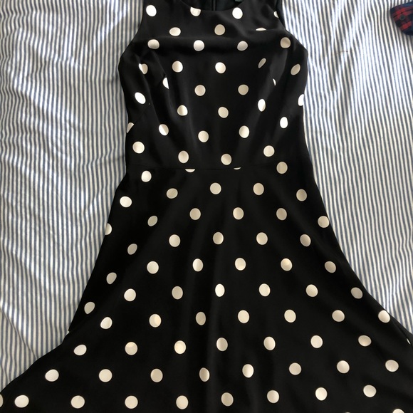 Knee length vintage Ralph Lauren polka dot dress - Picture 5 of 6